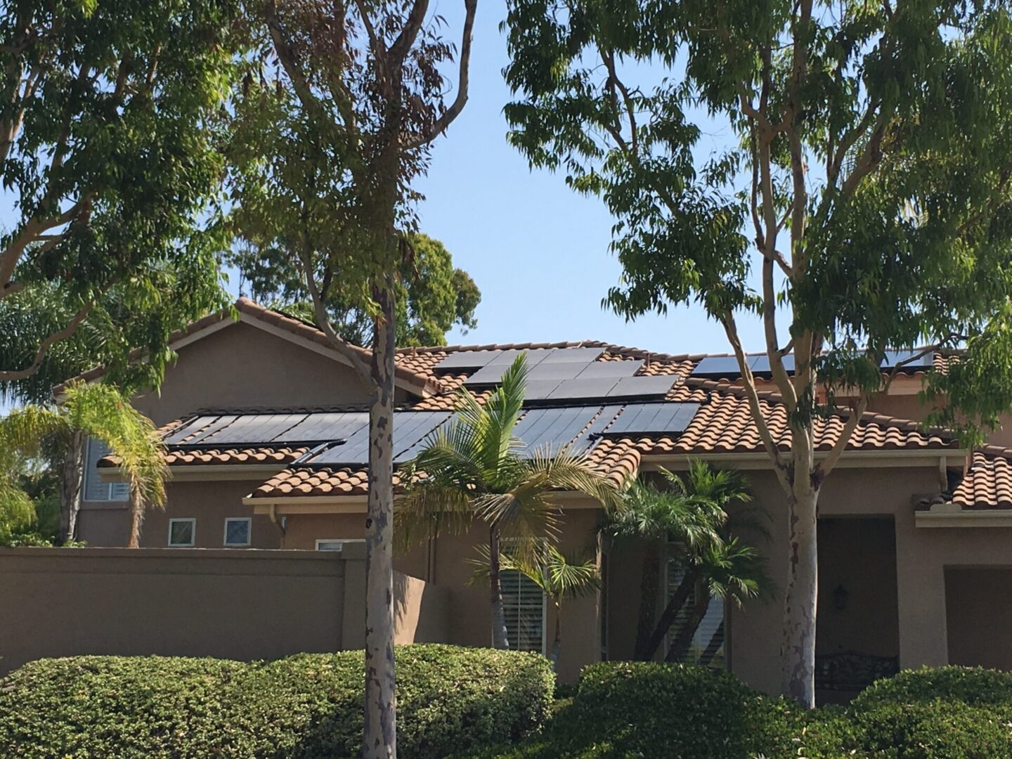 Tile roof solar install