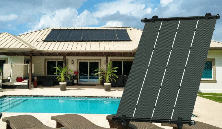 Solar pool heating system